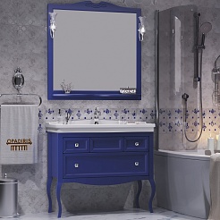 Opadiris Мебель для ванной Валери 105 сапфир – фотография-1